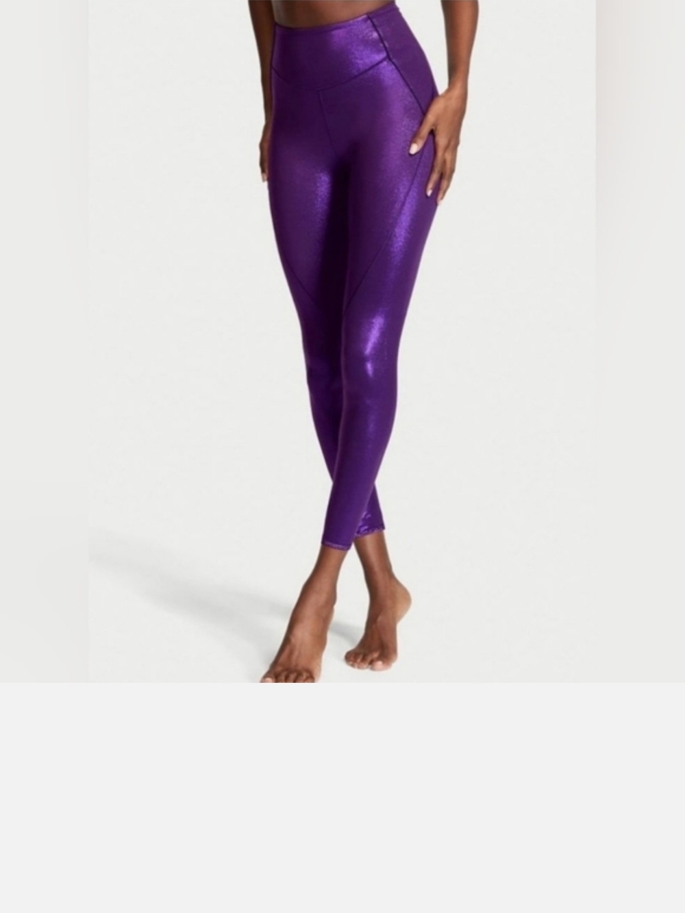 VS Shiny Purple High-Waist Active Leggings